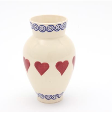 Brixton Pottery Heart Vase (small)